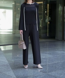 HUIT bouquet（ユイット）の「ホールガーメント ニット ワイドパンツ HUIT（その他パンツ）」
