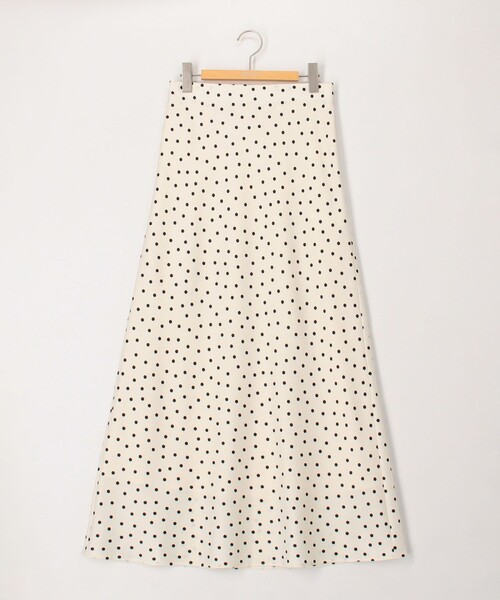 【NOLLEY'S sophi】ウォッシャブルドットサテンナロースカート NOLLEY'S Sophi（ノーリーズソフィ）の「ウォッシャブルドット