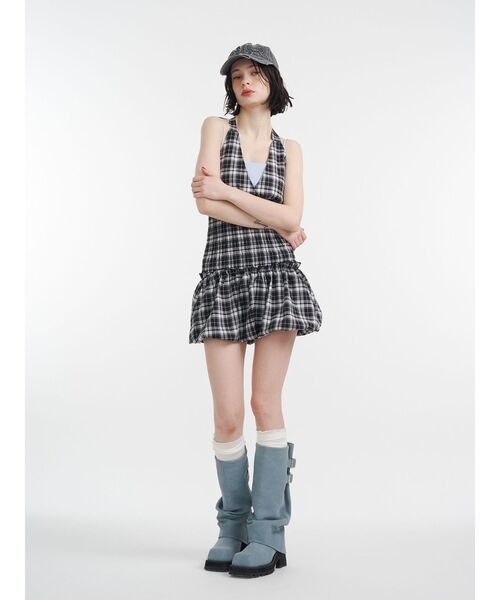 jouetie（ジュエティ）の「ベルトカバーブーツ 厚底 靴（ブーツ・レディース・ブラック/ブルー・MEDIUM/LARGE）」の9枚目の写真