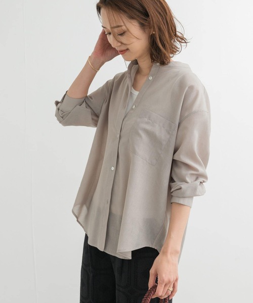 UR TECH』バンドカラーシャツ（Tシャツ/カットソー）｜URBAN
