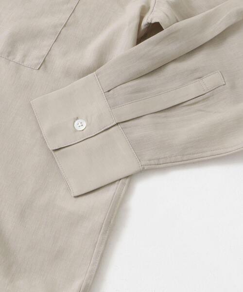 URBAN RESEARCH DOORS(アーバンリサーチドアーズ)の「『再入荷』『UR TECH』バンドカラーシャツ(シャツ/ブラウス・レディース・ベージュ/ネイビー/オフホワイト・MEDIUM)」の22枚目の写真