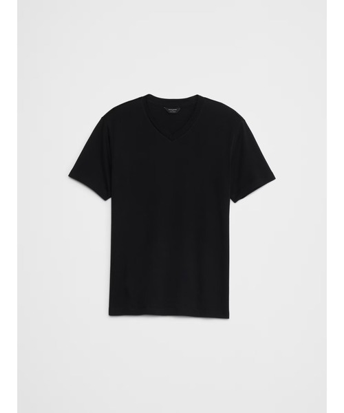 BANANA REPUBLIC FACTORY STORE(バナナリパブリック ファクトリーストア)の「BANANA REPUBLIC FACTORY STORE Luxe Touch VネックTシャツ(Tシャツ/カットソー・メンズ・ブラック/ホワイト・M/L/XL/S)」の8枚目の写真
