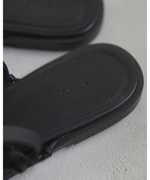 anuke（アンヌーク）の「Braid Flat Shoes（サンダル・レディース・ブラック/ブラウン・36inch/37inch/38inch）」の20枚目の写真