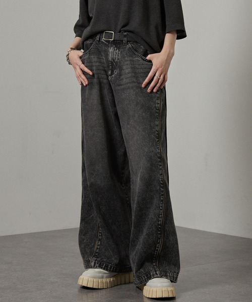 セール】【Alfred Alex】3WAYヴィンテージ加工ジップデザインバギー