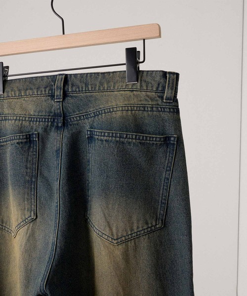 【美品】アヴィレックス　デニムパンツ　ヴィンテージ加工　直営店限定　ユーズド加工 AVIREX ジーンズ 「直営店限定」JAPAN MADE DENIM PANTS / 日本