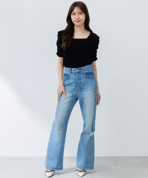 puff sleeve square tops（パフスリーブスクエアトップス）（T