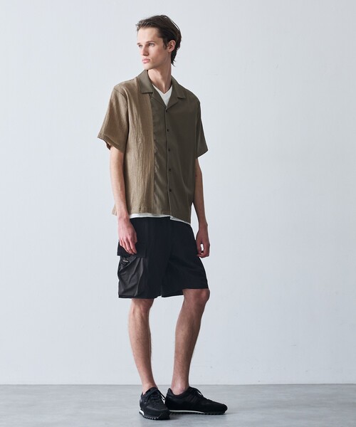 5351 POUR LES HOMMES(ゴーサンゴーイチプールオム)の「【25S/S】コンビネーション ショート カーゴパンツ(カーゴパンツ・メンズ・ブラック/カーキ・50/48/46/44)」の8枚目の写真