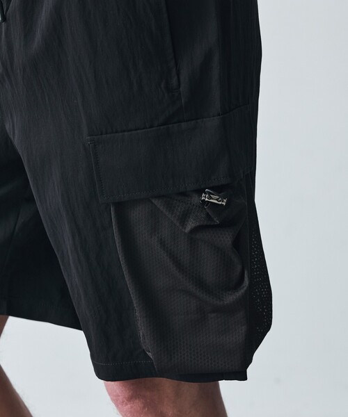 5351 POUR LES HOMMES(ゴーサンゴーイチプールオム)の「【25S/S】コンビネーション ショート カーゴパンツ(カーゴパンツ・メンズ・ブラック/カーキ・50/48/46/44)」の14枚目の写真