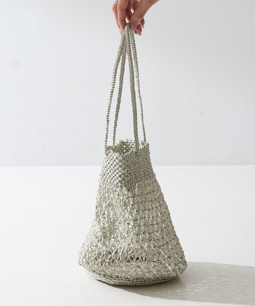 The Bagmati(ザバグマティ)の「【The Bagmati/ザ バグマティ】メタリックネットバッグ(トートバッグ・レディース・その他・フリー)」の13枚目の写真