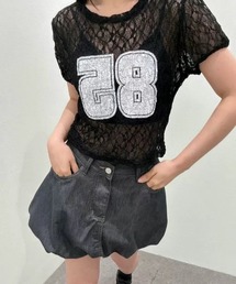 【LAMPOON】レースナンバリングTシャツ