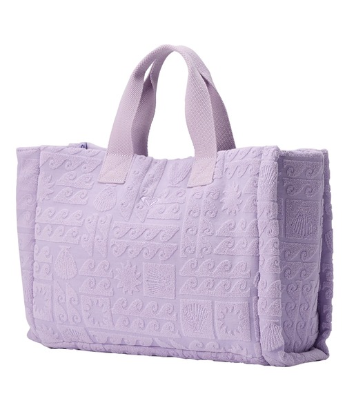 ROXY（ロキシー）の「SUNBATHING BAG/ロキシーパイル地トートバッグ（トートバッグ・レディース・パープル/ネイビー/オレンジ・FREE）」の9枚目の写真