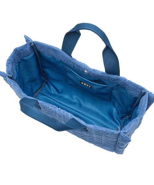 ROXY（ロキシー）の「SUNBATHING BAG/ロキシーパイル地トートバッグ（トートバッグ・レディース・パープル/ネイビー/オレンジ・FREE）」の6枚目の写真