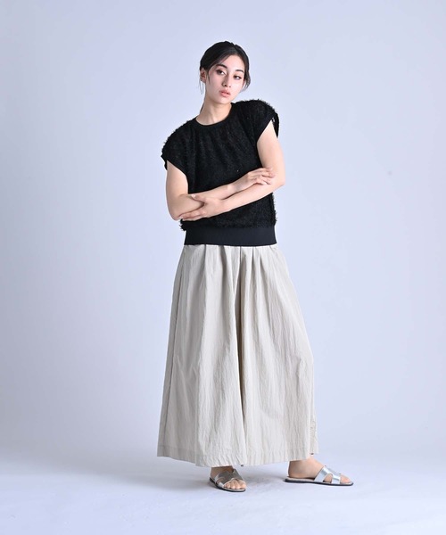 RAW FUDGE（ローファッジ）の「ヘムリブカットジャガードプルオーバー（シャツ/ブラウス・レディース・オフホワイト/ブラック・M）」の11枚目の写真