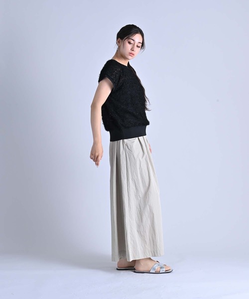 RAW FUDGE（ローファッジ）の「ヘムリブカットジャガードプルオーバー（シャツ/ブラウス・レディース・オフホワイト/ブラック・M）」の12枚目の写真