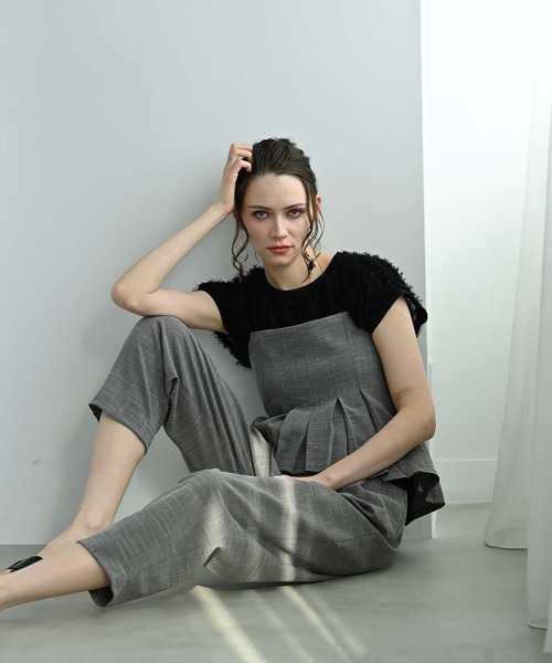 RAW FUDGE（ローファッジ）の「ヘムリブカットジャガードプルオーバー（シャツ/ブラウス・レディース・オフホワイト/ブラック・M）」の13枚目の写真