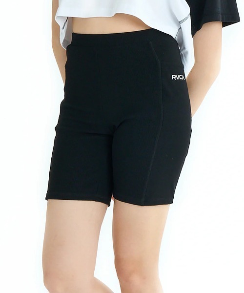 RVCA(ルーカ)の「RVCA レディース RIBBED BIKE SHORTS ショートパンツ 【2025年夏モデル】/ルーカタイトフィットバイクショーツ(その他パンツ・レディース・ブラック・SMALL/MEDIUM)」の11枚目の写真