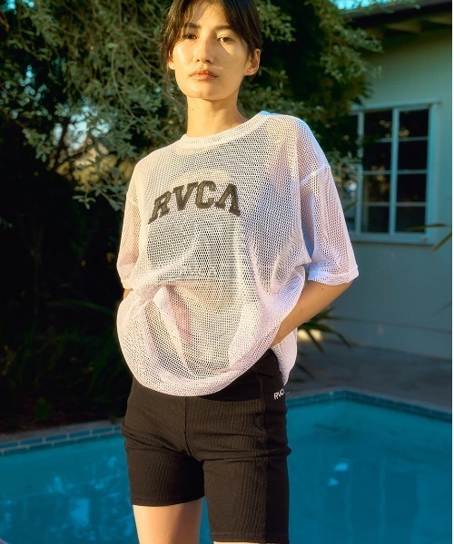 RVCA(ルーカ)の「RVCA レディース RIBBED BIKE SHORTS ショートパンツ 【2025年夏モデル】/ルーカタイトフィットバイクショーツ(その他パンツ・レディース・ブラック・SMALL/MEDIUM)」の2枚目の写真