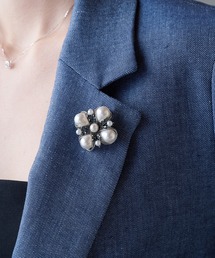 ALLURELLE（アリュレル）の「【ALLURELLE】選べるバリエーション パールモチーフブローチ 結婚式 二次会 パーティー フォーマル オケージョン セレモニー KNF-TP（ブローチ/コサージュ）」