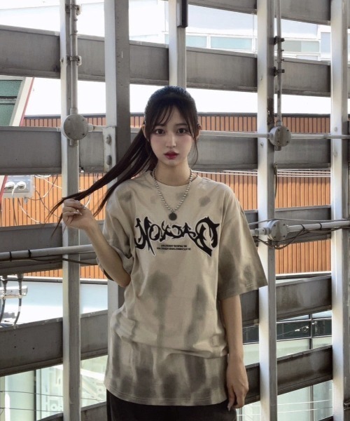 KsG(ケーエスジー)の「タイダイフロントロゴTシャツ(Tシャツ/カットソー・レディース・ブラック/グレー・SMALL/MEDIUM/LARGE)」の20枚目の写真