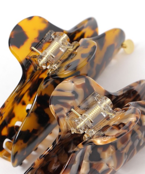 GLOBAL WORK(グローバルワーク)の「ビンテージカラーバンス/494035(バレッタ/ヘアクリップ・レディース・ブラウン系その他7/ブラック/ブラウン・ONE SIZE)」の7枚目の写真