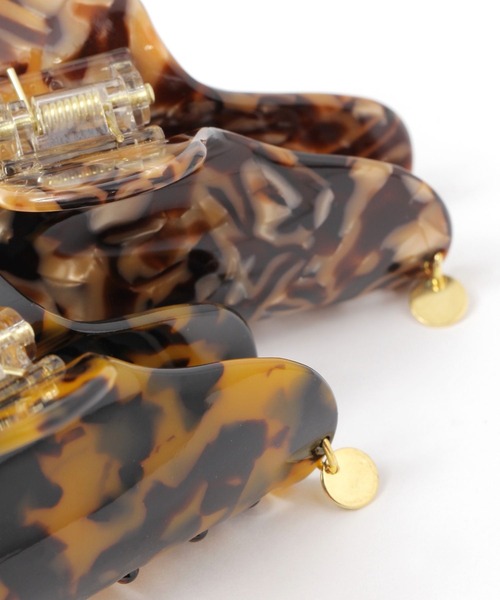 GLOBAL WORK(グローバルワーク)の「ビンテージカラーバンス/494035(バレッタ/ヘアクリップ・レディース・ブラウン系その他7/ブラック/ブラウン・ONE SIZE)」の8枚目の写真