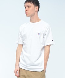 Champion Tシャツ USAコットン100% 綿100 ワンポイントロゴ 刺繍 C3-X352