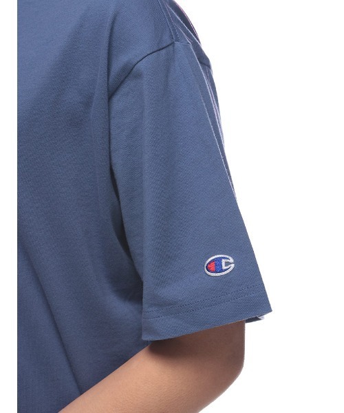 Champion(チャンピオン)の「Champion Tシャツ USAコットン100% 綿100 ワンポイントロゴ 刺繍 C3-X352(Tシャツ/カットソー・メンズ・ブラック/ネイビー/ホワイト/ブルー/スカイブルー・LL/M/L)」の18枚目の写真