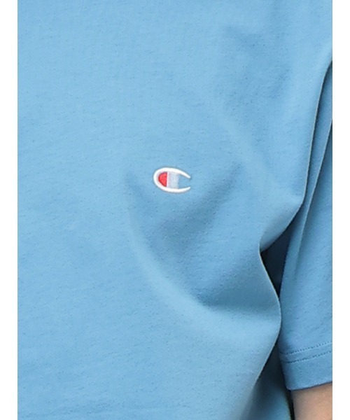 Champion(チャンピオン)の「Champion Tシャツ USAコットン100% 綿100 ワンポイントロゴ 刺繍 C3-X352(Tシャツ/カットソー・メンズ・ブラック/ネイビー/ホワイト/ブルー/スカイブルー・LL/M/L)」の21枚目の写真
