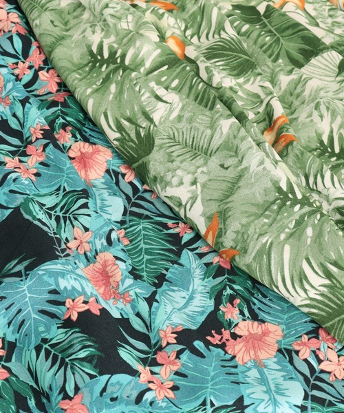 anap mimpi（アナップミンピ）の「ボタニカル柄 レーヨン タック フレア ロング スカート【セットアップ着用可】（スカート・レディース・グリーン/ブラック・FREE）」の22枚目の写真