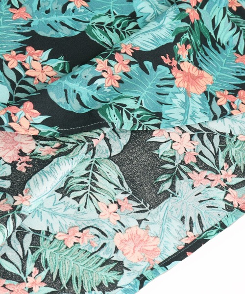 anap mimpi（アナップミンピ）の「ボタニカル柄 レーヨン タック フレア ロング スカート【セットアップ着用可】（スカート・レディース・グリーン/ブラック・FREE）」の21枚目の写真