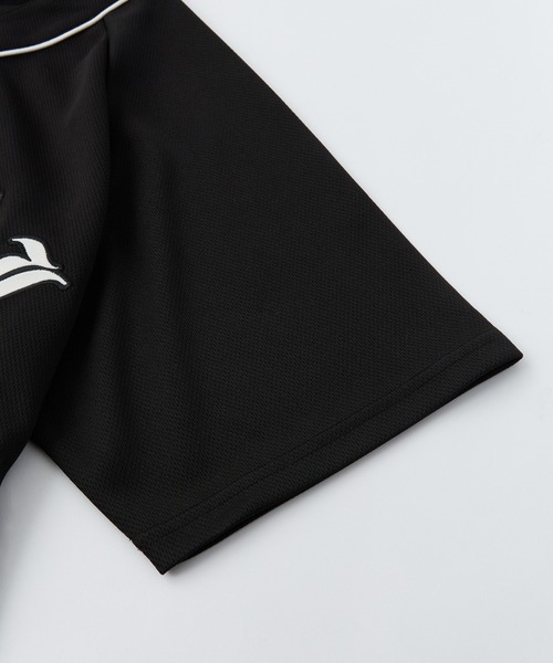 OLD ENGLISH LOGO BASEBALL SHIRT（シャツ/ブラウス）｜X-girl