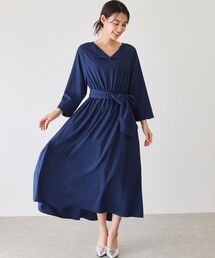 ウエストギャザーワンピース