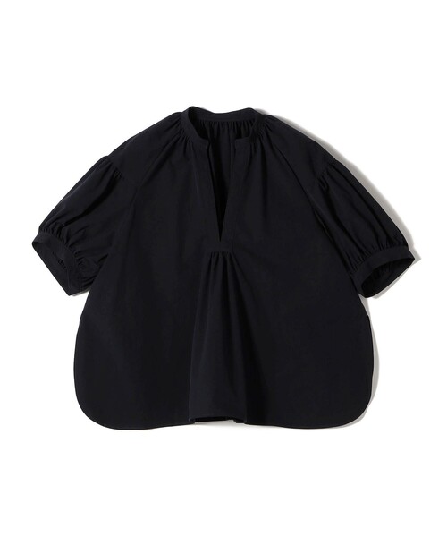 SHIPS for women / シップスウィメン 〈接触冷感 / 撥水加工〉TEX BRID(R)タフタ スキッパー 5分袖 ブラウス 接触冷感 / 撥水加工〉TEX BRID(R)タフタ スキッパー 5分袖