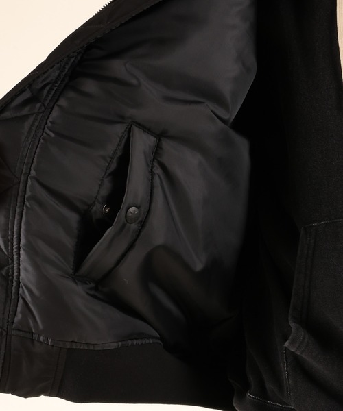 DC（ディーシー）の「DC/ディーシー 25 FLIGHT JACKET ジャケット MA-1 DJK254025（MA-1・メンズ・ブラック×ブラック/ブラック・M/XL/L）」の12枚目の写真