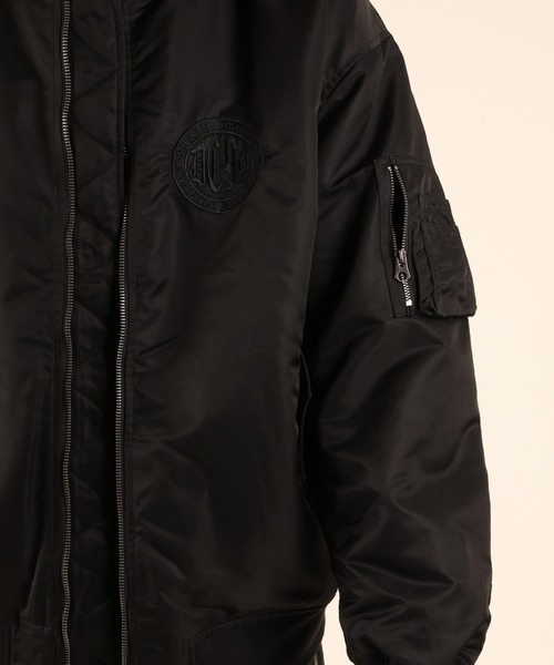 DC（ディーシー）の「DC/ディーシー 25 FLIGHT JACKET ジャケット MA-1 DJK254025（MA-1・メンズ・ブラック×ブラック/ブラック・M/XL/L）」の13枚目の写真