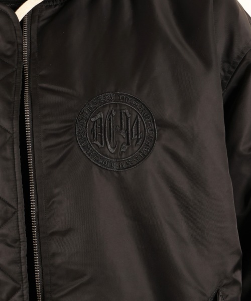 DC（ディーシー）の「DC/ディーシー 25 FLIGHT JACKET ジャケット MA-1 DJK254025（MA-1・メンズ・ブラック×ブラック/ブラック・M/XL/L）」の17枚目の写真