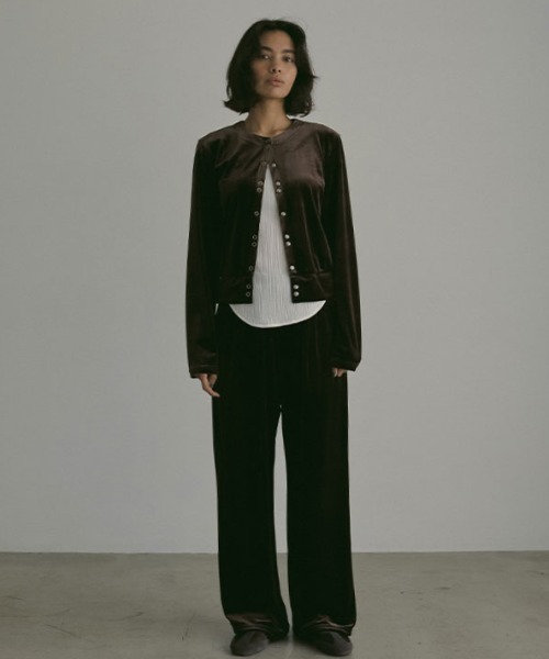 ETRE TOKYO リラクシーベロアパンツ リラクシーベロアパンツ（その他パンツ）｜ETRE TOKYO（エトレ