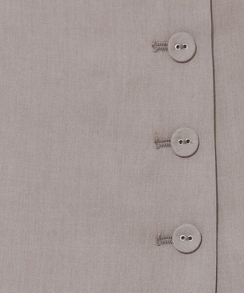 couture brooch（クチュールブローチ）の「【2WAY・通勤・きれいめ】リネンライク サス付きスカート（スカート・レディース・ナチュラル/ブラウン系その他/サックスブルー・42/40/38/36）」の19枚目の写真