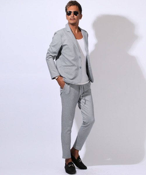 LUXSTYLE(ラグスタイル)の「イージーアンクルパンツ(スラックス・メンズ・ブラック/ブルーグレー/ネイビー/ベージュ・M/L/XL)」の18枚目の写真