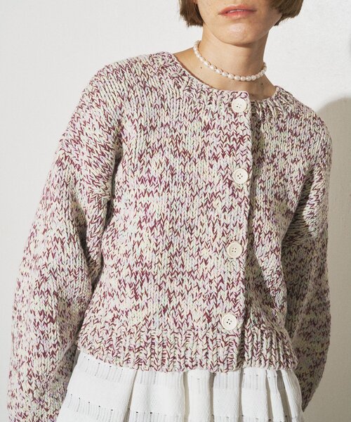 Whim Gazette ウィムガゼット 今期GEMINI フリルカーディガン 立