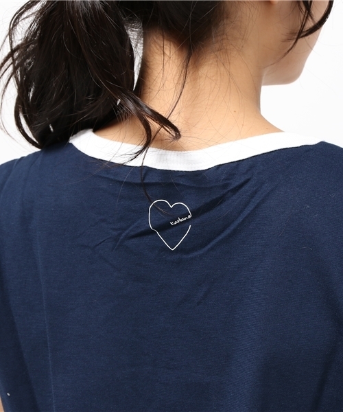 OUTLET(アウトレット)の「【Kastane】ReebokコラボTシャツ(Tシャツ/カットソー・レディース・ネイビー・FREE)」の6枚目の写真