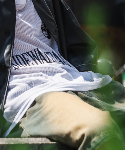 SIDEWAY STANCE（サイドウェイスタンス）の「【SIDEWAY STANCE】メッシュ ゲーム ノースリーブシャツ（タンクトップ・メンズ・ホワイト/ブラック・X-LARGE/LARGE/MEDIUM）」の18枚目の写真