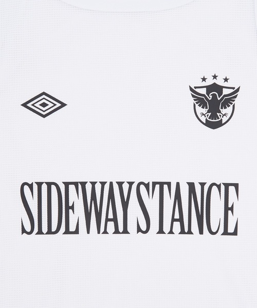 SIDEWAY STANCE（サイドウェイスタンス）の「【SIDEWAY STANCE】メッシュ ゲーム ノースリーブシャツ（タンクトップ・メンズ・ホワイト/ブラック・X-LARGE/LARGE/MEDIUM）」の8枚目の写真