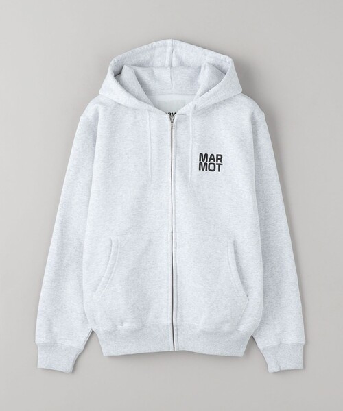 MARMOT CAPITAL＞ ロゴ ジップアップ フーディー