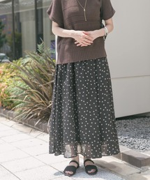 ITEMS URBANRESEARCH（アイテムズ アーバンリサーチ）の「フクレドットギャザースカート（スカート）」