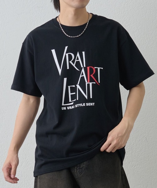 COLONY 2139（コロニートゥーワンスリーナイン）の「VRAI ARTプリントTEE（Tシャツ/カットソー・メンズ・ブラック/グレー/ホワイト・MEDIUM/LARGE）」の2枚目の写真