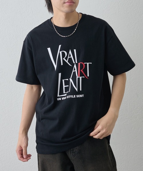 COLONY 2139（コロニートゥーワンスリーナイン）の「VRAI ARTプリントTEE（Tシャツ/カットソー・メンズ・ブラック/グレー/ホワイト・MEDIUM/LARGE）」の7枚目の写真