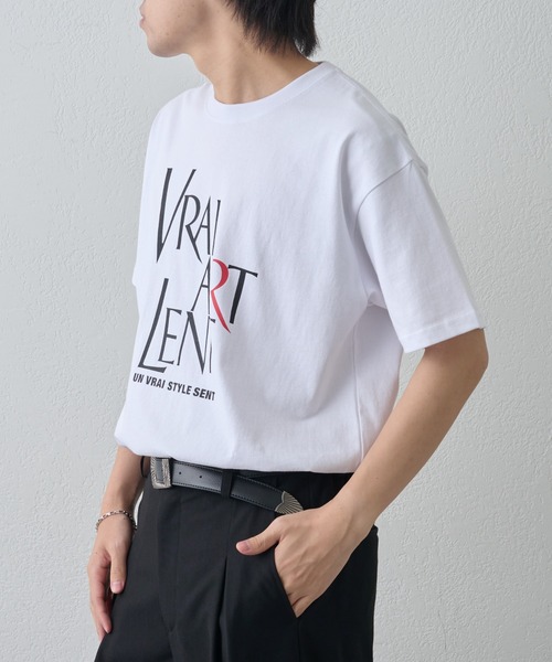 COLONY 2139（コロニートゥーワンスリーナイン）の「VRAI ARTプリントTEE（Tシャツ/カットソー・メンズ・ブラック/グレー/ホワイト・MEDIUM/LARGE）」の9枚目の写真