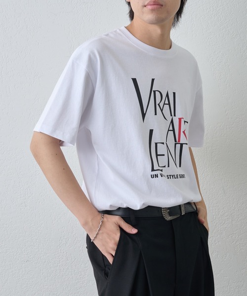 COLONY 2139（コロニートゥーワンスリーナイン）の「VRAI ARTプリントTEE（Tシャツ/カットソー・メンズ・ブラック/グレー/ホワイト・MEDIUM/LARGE）」の11枚目の写真