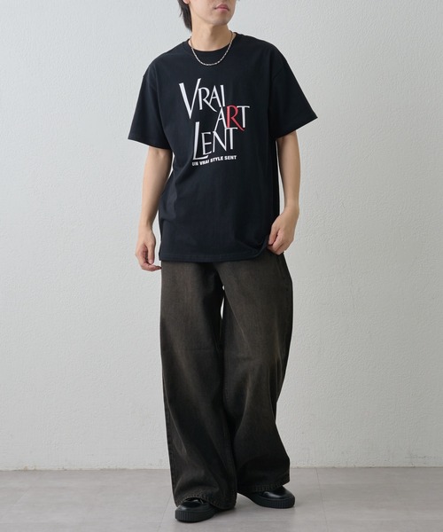 COLONY 2139（コロニートゥーワンスリーナイン）の「VRAI ARTプリントTEE（Tシャツ/カットソー・メンズ・ブラック/グレー/ホワイト・MEDIUM/LARGE）」の16枚目の写真